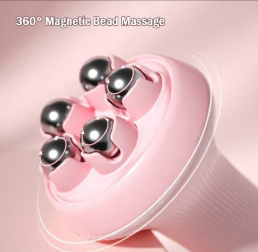 360 Roller Manual Hand Massager Handheld Massage Ball Full Body Pain Relief Neck Back Shoulder Leg And Foot (Random Color)